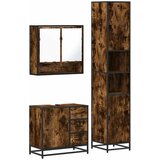 vidaXL 3-dijelni set kupaonskog namještaja boja hrasta drveni | shoptok.hr