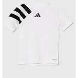 Adidas Dječja majica kratkih rukava FORTORE23 JSY Y boja: bijela, s uzorkom, IK5742