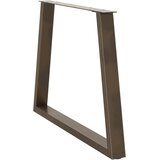  Noge za blagovaonski stol V-oblik 2 kom Prirodni čelik 90 x (72-73,3) cm Čelik | shoptok.hr
