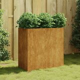 Maison Chic Cvetlično korito - Cvetlični Lonec 80x40x80 cm corten jeklo, (21788591) | Shoptok.si