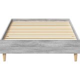  Okvir kreveta bez madraca siva Sonoma 75x190 cm izrađeno drvo | Eponuda.com