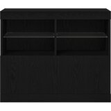  LED komoda Crna 81 x 37 x 66,5 cm Konstruirano drvo | shoptok.hr