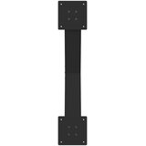  Noge za klubsko mizico v obliki črke X, 2 kosa, črne, 70 x (42-43) cm, jeklo, (22123843) | Shoptok.si