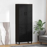  Highboard s ladicama 2 pcs Crni hrast 69,5 x 34 x 180 cm | shoptok.hr