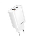 Remax strujni fast punjač jane 2xUSB RP-U37, beli