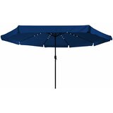  Vrtni suncobran Azurnoplava 395 x 395 x 245 cm Poliester | shoptok.hr