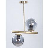 Squid Lighting siva/v zlati barvi stropna svetilka s steklenim senčilom ø 15 cm Libra Cene