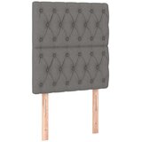  box spring s madracem LED tamnosivi 80 x 200 cm tkanina | shoptok.hr