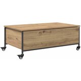 vidaXL Klubska miza Umetni hrast 91 x 55 x 32 cm Konstruiran les, (5000092021) | Shoptok.si