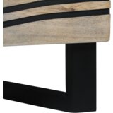 vidaXL Zabavni centri in stojala za televizor s predalom s polico Bela in črna | Shoptok.si