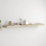 Maison Chic Stenska polica - Viseča Polica barva hrasta 120x23,5x3,8 cm MDF, (21784820) | Shoptok.si