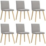  Jedilni stoli 6 kosov Cloud Grey Fabric, (21822631) | Shoptok.si