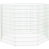 vidaXL kavez za zečeve s 8 panela 54 x 100 cm od pocinčanog željeza Cijene