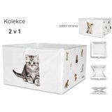 Butter Kings Bijeli tekstilni organizator za dječje igračke 32x32x20 cm The Cutest Ones – | shoptok.hr