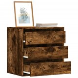  Kutna komoda s ladicama boja dimljenog hrasta 60x41x58cm drveni | shoptok.hr