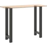  Noge za barski stol antracit boje 2 kom 40 x (100-101) cm čelik | shoptok.hr