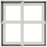  Vrtna sadilica 80x80x48 cm Galvanizirani čelik | shoptok.hr