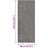  Čupavi otirač 60 x 150 cm svjetlosmeđi | shoptok.hr
