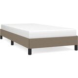 Maison Chic Posteljni okvir - Enojna postelja - Postelja za odrasle brez vzmetnice taupe 100x200 cm blago-J7632, (21763490) Cene