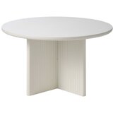 Unique Furniture Svetlo siva okrogla mizica ø 80 cm Palma – | Shoptok.si