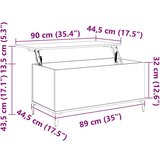 vidaXL Stolić za kavu siva boja hrasta 90x44,5x45 cm konstruirano drvo | shoptok.hr