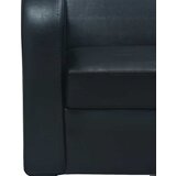  2-dijelni set sofa od umjetne kože crni | shoptok.hr