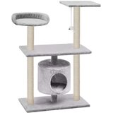  Penjalica za mačke sa stupovima za grebanje 95 cm siva | shoptok.hr