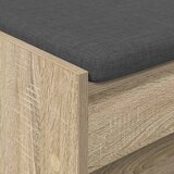  Klupa za hodnik s jastukom Sonoma hrast 103 x 38 x 45 cm | Eponuda.com