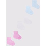 Yoclub Kids's Baby Girls' Turn Cuff Cotton Socks 3-Pack SKA-0009G-0000-001 cene