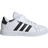 Adidas patike grand court 2.0 el c ftwwht/cblack/ftwwht za dečake