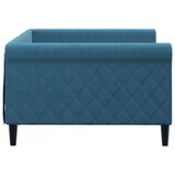vidaXL Dnevni krevet plavi 100 x 200 cm baršunasti | shoptok.hr