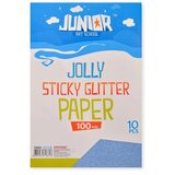 Junior jolly Sticky Glitter Paper, papir samolepljivi, A4, 100mik, 10K, odaberite Plava Cene