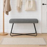  Klupa Tamnosiva 80 x 40 x 45 cm Baršun - Tamnosiva 80 cm Cijene