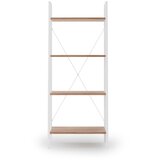  Regal NARVIK 148x60 cm bela/sonoma hrast | Eponuda.com