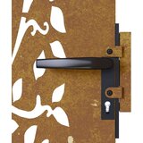  Vrtna vrata 85x75 cm corten jeklo dizajn drevesa | Shoptok.si