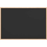  Ploča za pisanje s okvirom od masivnog borovog drva crna 80x55 cm | shoptok.hr