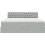  Otomanski krevet s madracem&amp LED 180x200cm baršunasti | shoptok.hr