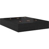 Krevet s ladicama Crni hrast 140 x 200 cm Konstruirano drvo | Eponuda.com