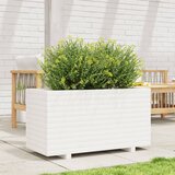  Vrtna sadilica bijela 90x40x49,5 cm od masivne borovine | Eponuda.com