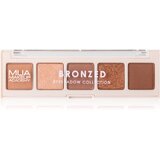 MUA Makeup Academy Professional 5 Shade Palette paleta senčil za oči odtenek Bronzed 3,8 g Cene
