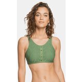 Roxy Green Patterned Swimsuit Top - Women Cene