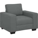  3-dijelni set sofa s jastucima, tamno siva tkanina | Shoptok.si