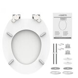 SCHÜTTE Deska za WC školjko WHITE iz lesa Cene