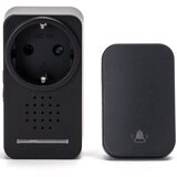 Aigostar Bežično zvono za utičnicu 1Z 230V IPX4 crne boje | Eponuda.com