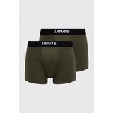 Levi's Boksarice 2-pack moški, zelena barva | Shoptok.si