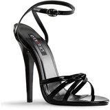 Pleaser USA Pleaser Domina-108 Blk Pat | Shoptok.si