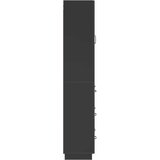  Set omar 2 pcs Črna 66 x 34,5 x 87 cm Inženirski les, (5000246762) | Shoptok.si