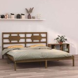  Posteljni okvir medeno rjav iz trdnega lesa 200x200 cm, (20646220) Cene