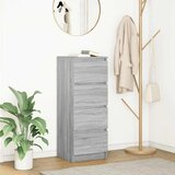  Komoda Siva Sonoma 37,5x35x99 cm Konstruirano drvo | shoptok.hr
