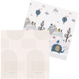 Joy sklopiva podloga sa dva lica Grey Deco+Slon u planini 150x200x1 cm | ePonuda.com